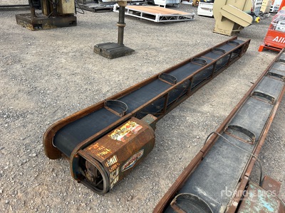 10 in x 15 ft Stationary الحزام الناقل