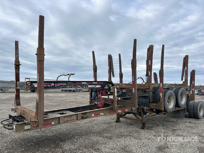 2014 Doepker T/A Pup Log Trailer