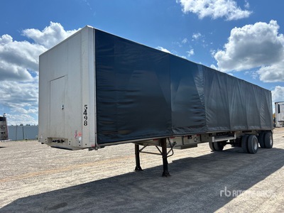 2009 MAC 48 ft T/A Spread Axle Curtain Side Trailer