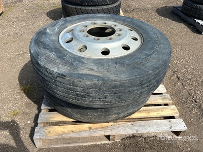 Quantity of (2) Michelin 11R24.5 Tires