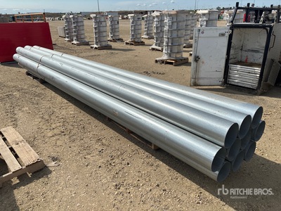 Quantity of (10) 20ft Stainless Steel Pipe
