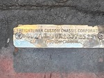 General Appearance with Frame Stamp Serial Number/VIN Photo
