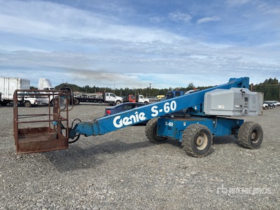 1998 Genie S60 4WD Diesel Telescopic Boom Lift