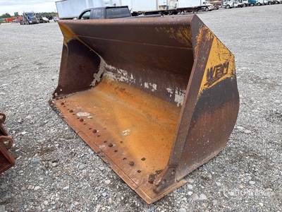 WBM 120 in Q/C General Purpose Wheel Loader Bucket - Fits Cat 966C