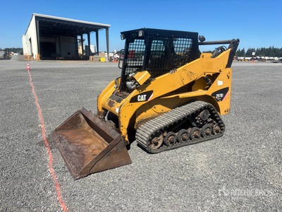 2007 Cat 257B2 High Flow Chargeuse sur rails compacte