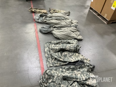 (18) Wet Weather Jackets, (14) Extreme Cold Weather Parkas & Assorted Items