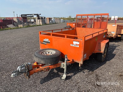 2021 Miska 8 ft S/A Utility Trailer