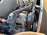 Engine with A/C Compressor