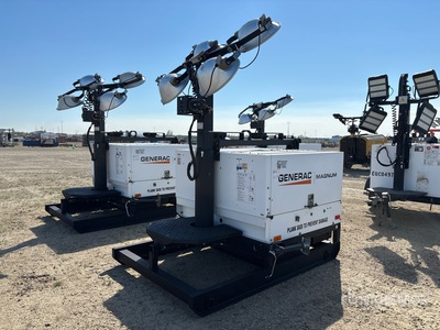 2018 Generac MLT5080KVCAN 8 kW Light Tower
