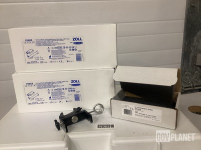 (2) Zoll 8700-0601-01 Crystalloid/Colloid Pump Cartridge & IV Sets