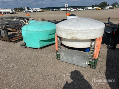 Quantity of (2) Skid Mounted Poly Storage Tank