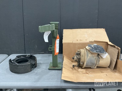 (1) Jack Assembly, (1) Brake Assembly, (1) Evaporator & Assorted Items