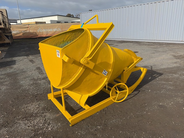 1500L Skid-Mounted Banana Waste Bin