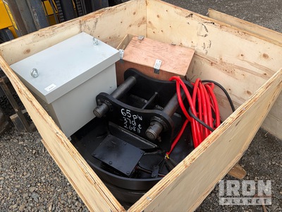 Q/C Scrap Metal Magnet C/w Generator Set Attacco per escavatore - Fits 12-15ton (Unused)