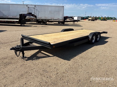 1980 Fraser King 22 ft T/A مقطورة معدات