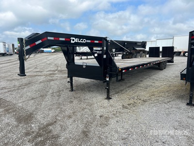 2026 Delco 40 ft T/A Gooseneck Remorque pour équipement