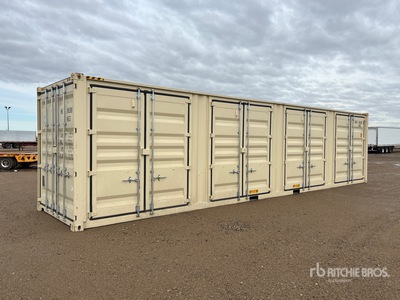 2025 40 ft High Cube Multi-Door Storage Container