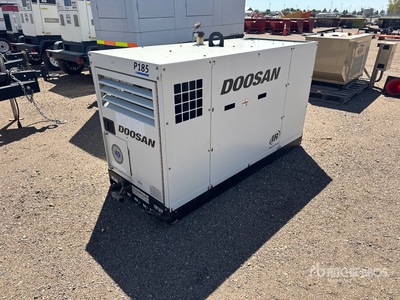 2013 Doosan P185 Skid-Mounted ضاغط هوائي