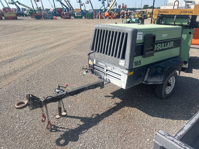 2018 Sullair 185D DPQ KU4F 185 cfm Mobile Air Compressor