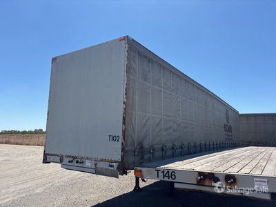 2006 Transcraft 48x102 48 ft Curtain Side Trailer