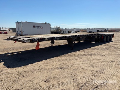 2016 Doepker 53 ft 24-Wheel Flatbed Remorque pour champ pétrolifère