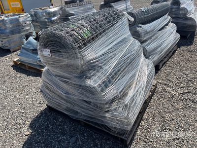 Quantity of (6) Galvanized 4 ft Cow Fencing (Unused)