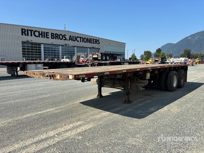 2014 Raja 28 ft Super B-Train Pup Flatbed Trailer