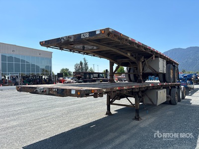 2009 Thruway 32 ft Super B-Train Lead Flatbed Trailer