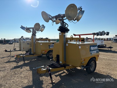 2012 Allmand Maxie-Lite V-TWR 20 kW Torre de iluminación