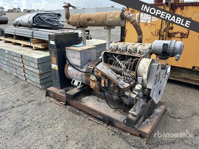 2003 Atlas Copco QUB 41 Skid-Mounted Generator Set (Inoperable)