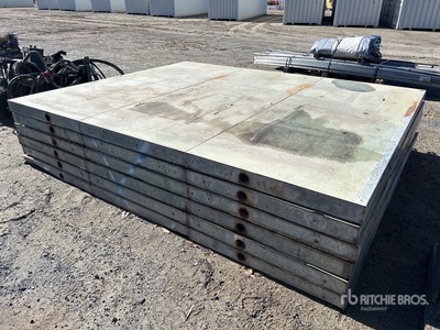 Quantity of (6) 2.44 m x 3 m Industrial noise acoustic walls