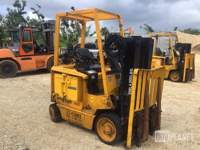 Hyster E40ZG Electric Forklift