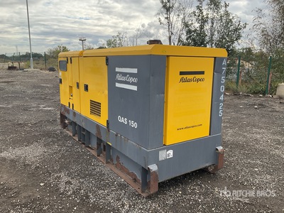 2016 Atlas Copco QAS 150 150 kVA Skid-Mounted Groupe électrogène