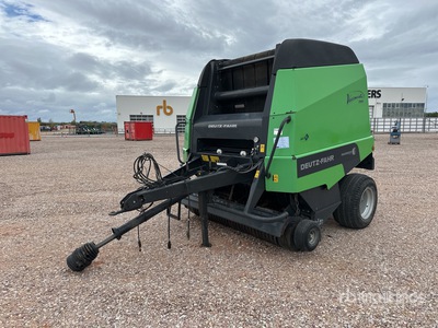 2009 Deutz Varimaster 560 Presse A Balles Rondes 1 Essieu S/A 梱包機