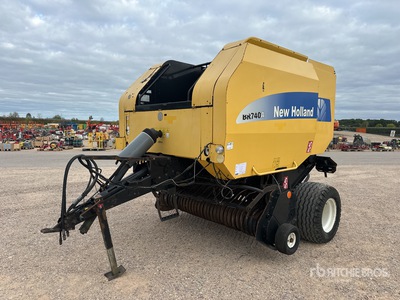2006 New Holland BR740A Presse A Balles Rondes 1 Essieu S/A Round Baler