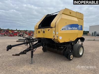 2006 New Holland BR750A Presse A Balles Rondes 1 Essieu S/A Round Baler (Inoperable)