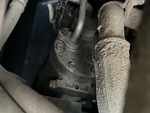 Engine with A/C Compressor