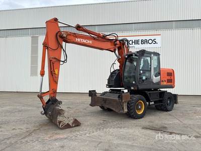 2013 Hitachi ZX140W-3 Wheel Excavator