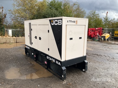 2017 JCB G60RS 60 kVA Skid-Mounted Groupe électrogène