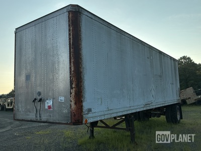 1989 Miller V1301 Van Trailer