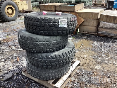 (4) Goodyear 37x12.50R16.5LT Tires