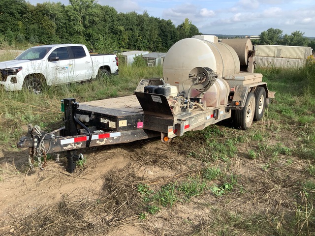EZK Mixe Portable Concrete Mixer on 2008 Felling Trailer