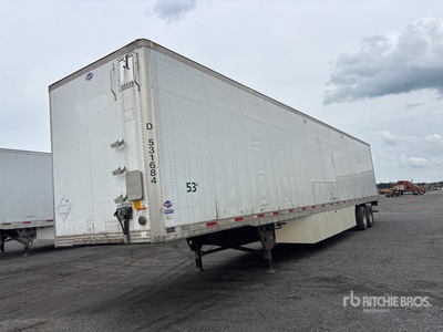 2016 Utility VS2DX 53 ft x 102 in T/A Van Trailer