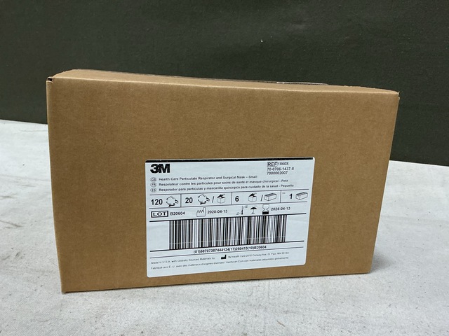 (96) Boxes of 3M 1860S Surgical Masks (96) Boxes of 3M 1860S Surgical Masks