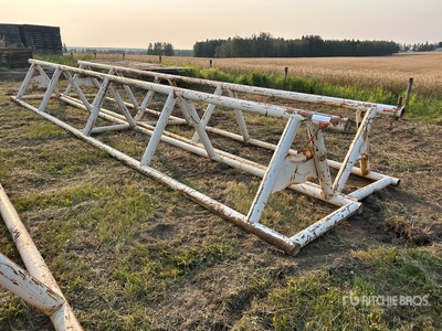 Quantity of (2) 30 ft Pipe Racks