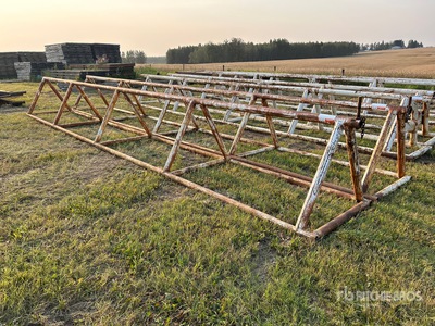 Quantity of (2) 30 ft Pipe Racks