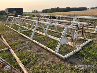 Quantity of (2) 30 ft Pipe Racks