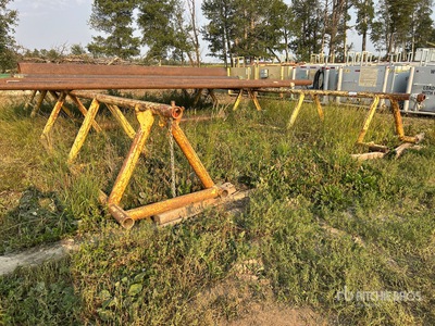 Quantity of (2) 30 ft Pipe Racks