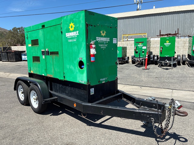 2017 Multiquip DCA-70SSIU4F 56 kW Mobile Generator Set 2017 Multiquip DCA-70SSIU4F 56 kW Mobile Generator Set
