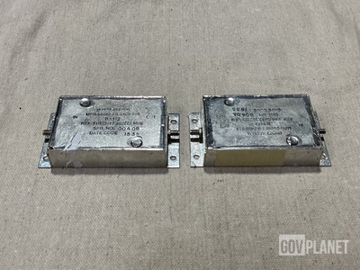 (2) Frequency Selective FS2409-518 Band Pass Filters